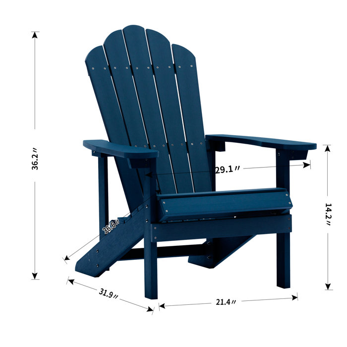 Rosecliff Heights Hachirou Adirondack Chair & Reviews Wayfair